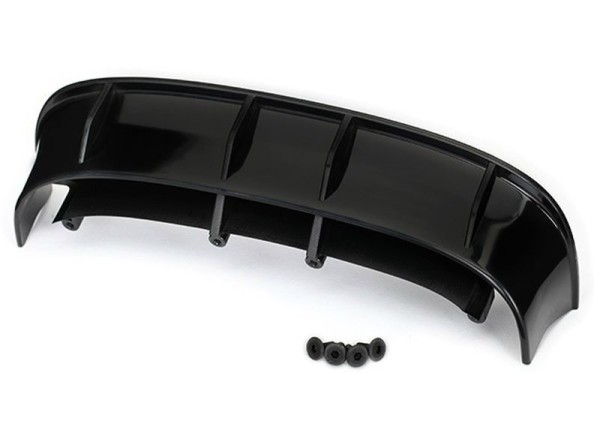 7413 Traxxas Wing Ford Fiesta ST Rally (black)/ ha Spoiler/Heckflügel