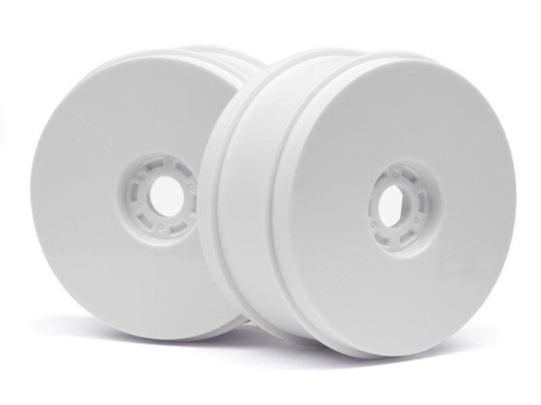 114201 HB 1/8 BUGGY DISH WHEELS V2 (WHITE/4pcs)