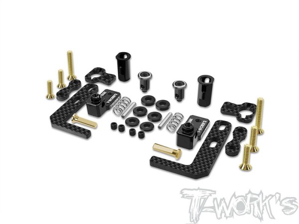 T-Work`s Easy Snap Akkuhalter Set für Xray X4-2022 / X4-2023