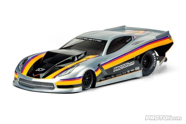 1571-40 PROTOform Chevrolet Corvette C7 Pro-Mod 2WD Slash 1/10 Karosserie