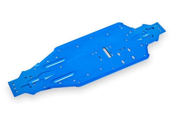 9522 Traxxas Chassis Alu blau eloxiert