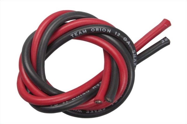 40302 Silicone Wire 12AWG black/red