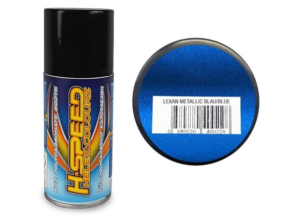 H-Speed Lexan Spray metallic blau / blue 150ml
