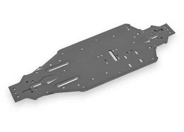 9522A Traxxas Chassis Alu Titanium dunkel eloxiert