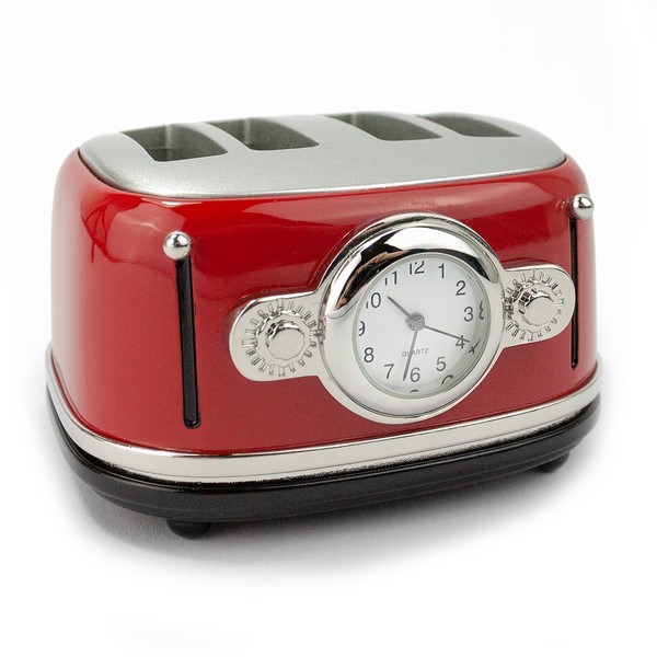 SIVA TOYS Siva Clock Toaster Rot