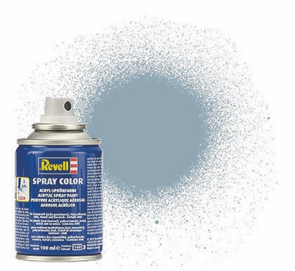 34374 Revell Spray Color grau, seidenmatt