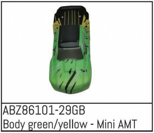 ABZ86101-29GB Body green/yellow - Mini AMT