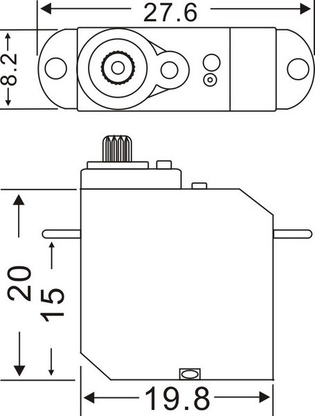 C6702 MASTER Servo S706 MG