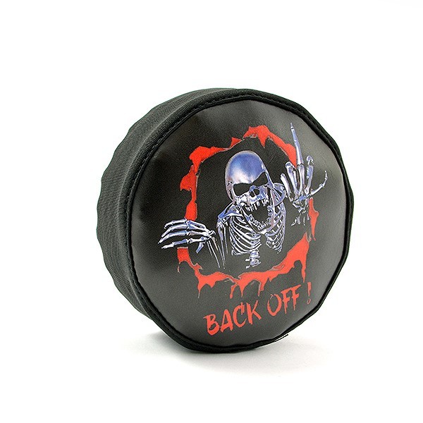 FASTRAX SCALE SKULL SPARE TYRE COVER 125MM