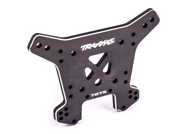 9639A Traxxas Dämpferbrücke Vorne 7075-T6 Alu Grau Sledge