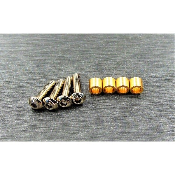 SAMIX TRX-4 brass knuckle busings set (include 4 s