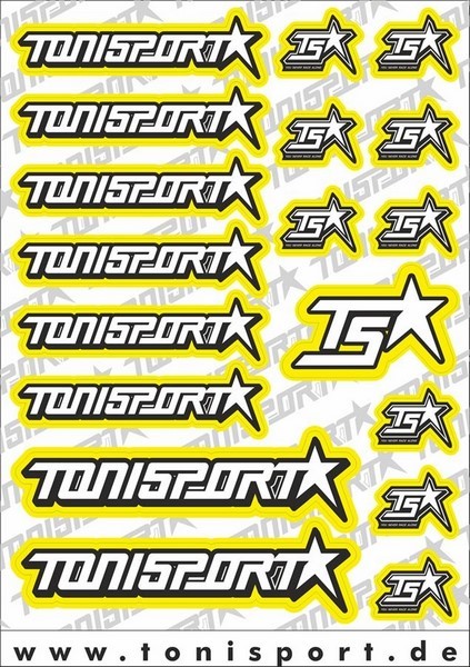 ToniSport Decal Sheet - Yellow