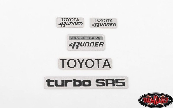 RC4WD 1985 Toyota 4Runner Emblem Set