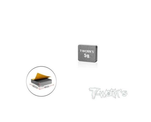 T-Work`s Tungsten Adhesive Balance Weight 5g (11 x