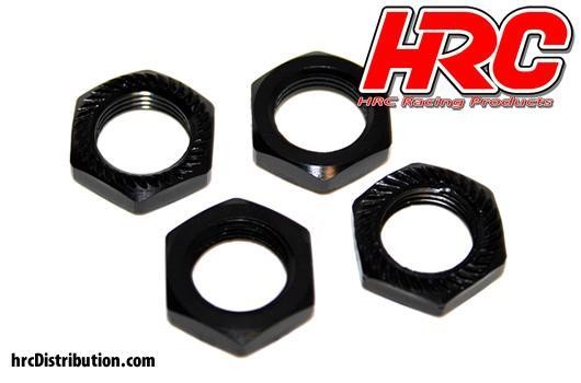 HRC1057BK Radmutter 17mm - M12x1.25mm serrated (4)