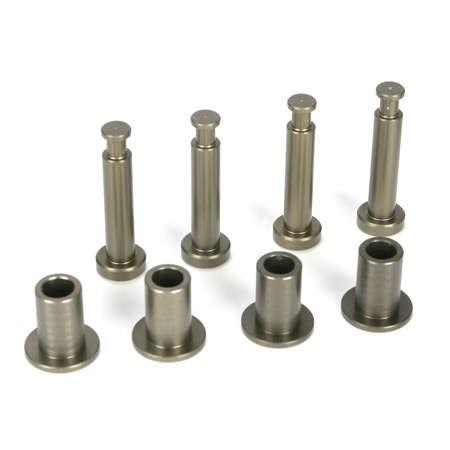 LOSB2074 Front King Pins&Arm Bushings, Alu 5TT