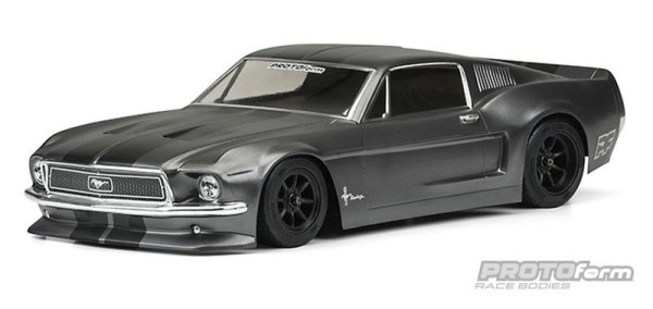 1558-40 PROTOform 1968 Ford Mustang Clear Body Karosserie 1/10 GT Vintage