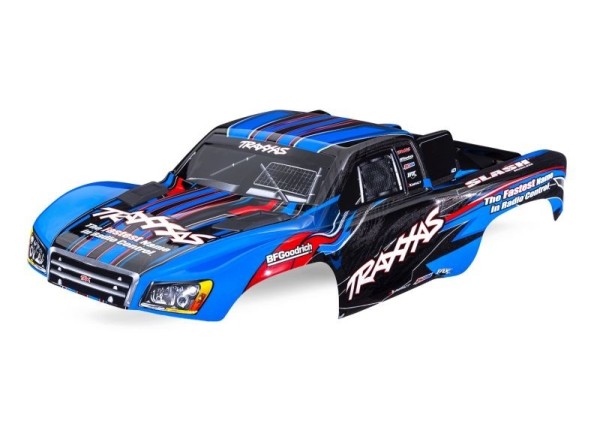 Traxxas 1/10 Karosserie Slash 2WD Blau Clipless