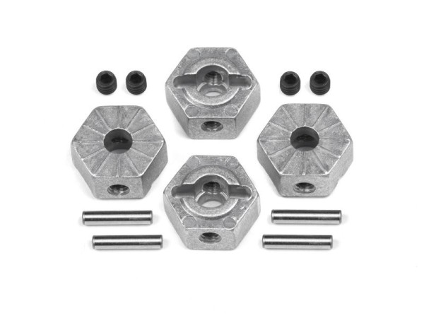 116875 LOCKING HEX WHEEL HUB 12MM (4PCS)