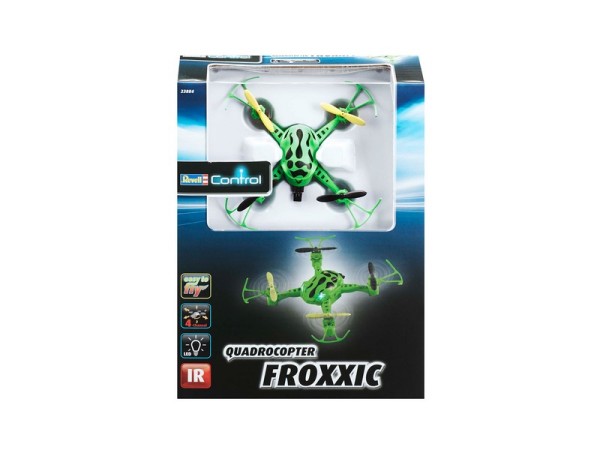 23884 Revell Quadcopter Froxxic grün mit Fernsteuerung, Akku und Ladegerät