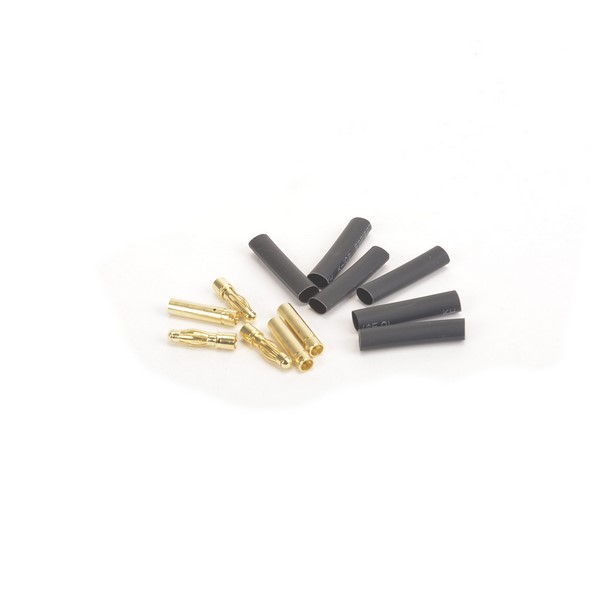 CR765 4.0mm Gold Banana Bullets M/F 3prs + Shrink