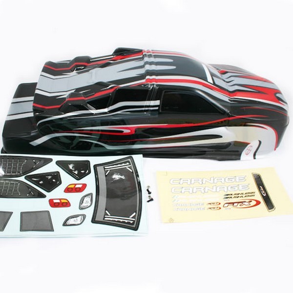 FTX CARNAGE ST 1/10 BODY - BLACK/RED