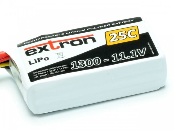 X6409 Extron LiPo Akku Extron X2 1300 - 11,1V (25C