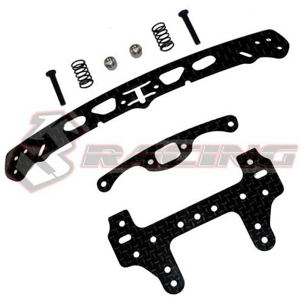 M4WD-50/WO Carbon Wide Front Swing Roller Plate