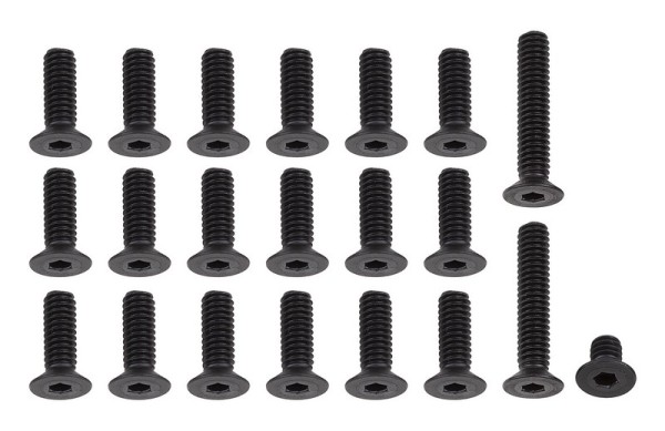 Asso RC10CC 8-32 Screw Set black