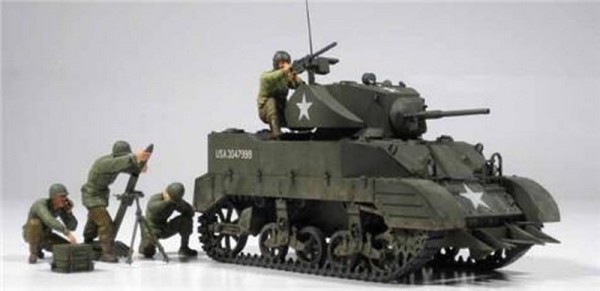 35313 US Light Tank M5A1 Pursuit Operation Set