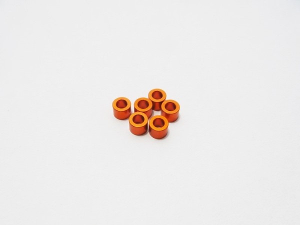 48484 Hiro Seiko Spacer Set 3.0mm Orange M3 (6)