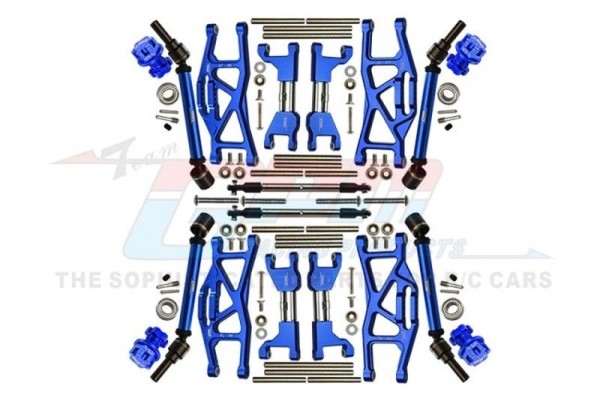 GPM Alu Aufhängungs-Set v/h blau Wide-Kit MAXX