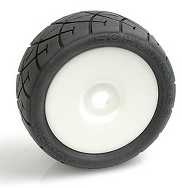 U6727 VENOM 114 Road Tyre - 1/8 Buggy (pr) -Silver