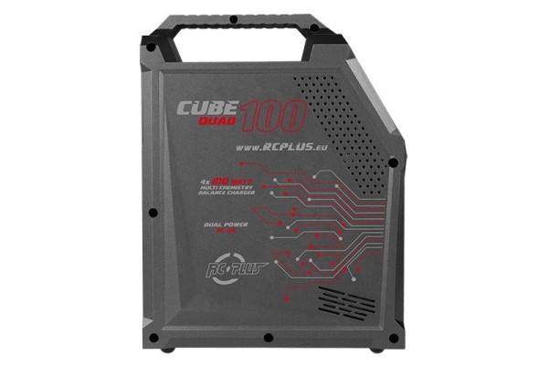 RC Plus Ladegerät CUBE Quad 400W - 4x 10A / 230V 4-fach Ladegerät 230V