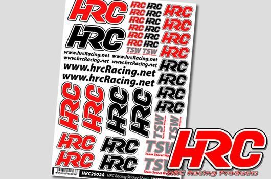 Aufkleber Sticker - HRC Racing Products - Hoch Qualität Vinyl