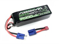 Greenhorn Vol.2 LiPo 3S 11,1V-50C 7000mah SC EC5 + Adapter Auf T-Plug