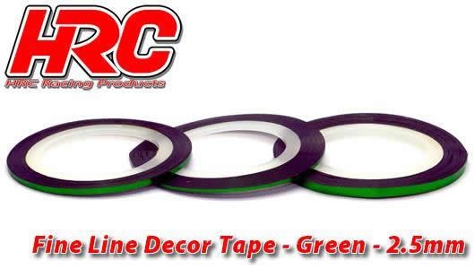 HRC5061GR25 Fine Line Decor Tape - 2.5mm - Grün Linierband