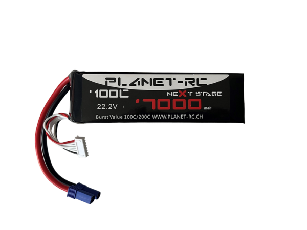 Next Stage 7000 - 100C / 200C - 22.2V 6S Lipo Akku - EC5 - Bashing Pack