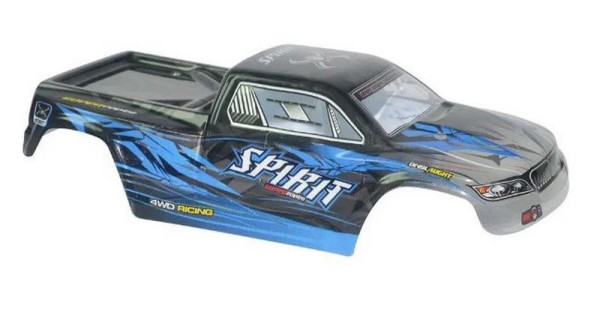 35-SJ02 Planet-RC PVC body (Blue 1/16 Monster Truck Karosserie Spirit