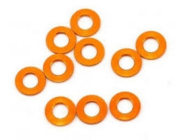 MR33 Aluminum Unterlegscheibe 3,0 x 6,0 x 0,5mm - Orange (10