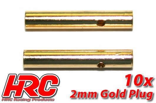 HRC9002F Stecker Gold 2.0mm weibchen (10 Stk.)
