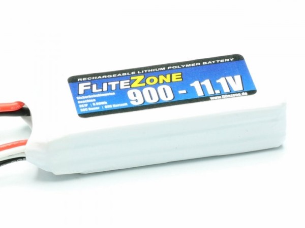 LiPo Akku FliteZone 900 - 11,1V - 30C - EC2