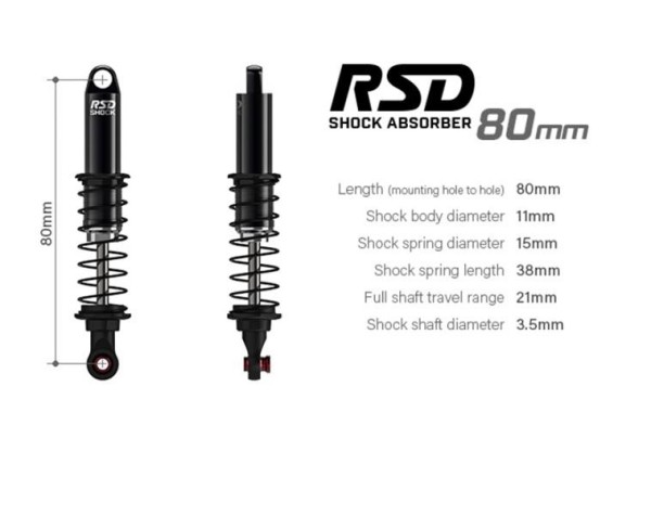 23604 GMade Gmade RSD Dämpfer 80mm (2)