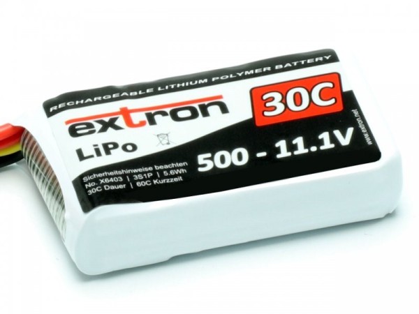 X6403 Extron LiPo Akku Extron X2 500 - 11,1V (30C