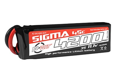 RC Plus Li-Po Batterypack Sigma 45C 4200mAh 11.1V