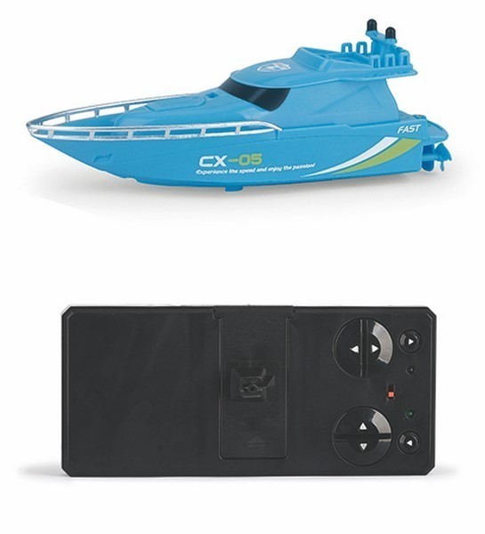 SIVA TOYS Mini Racing Yacht 2.4 GHz blau Boot Yacht Schiff