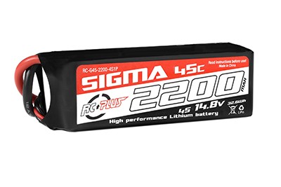 RC Plus Li-Po Batterypack Sigma 45C 2200mAh 14.8V