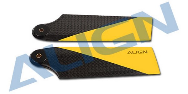 Align 95 Carbon Fiber Tail Blade - Yellow