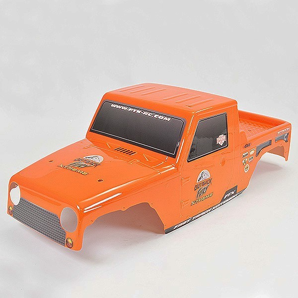 FTX FURY X PRINTED DROPCAB 1/16 BODY - ORANGE