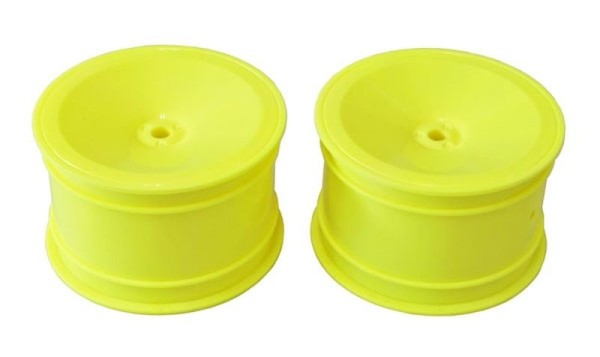Mugen Rear Wheels 2.2in 12mm (Yellow) MSB1